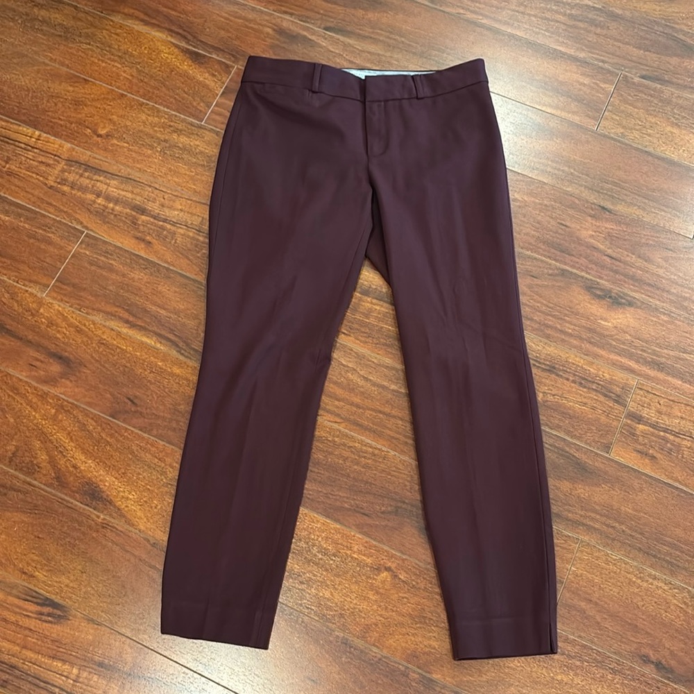 BANANA REPUBLIC Sloan Stretch Pants (Burgundy)
